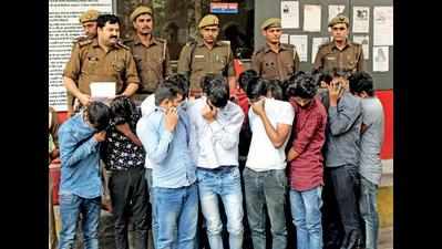 Fake call centre near SP’s office busted, 18 youths held