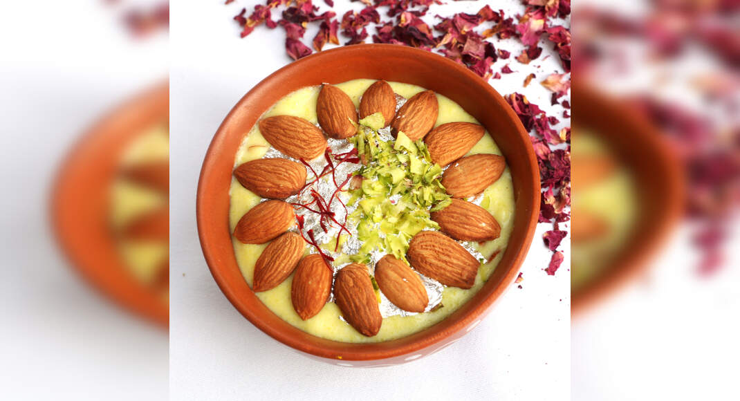 Badam Ki Phirni Recipe: How to make Badam Ki Phirni Recipe at Home | Homemade Badam Ki Phirni Recipe