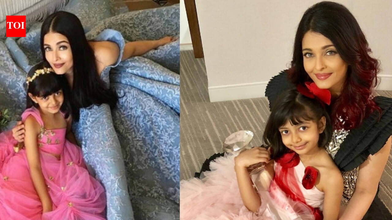 These pictures are proof that Aishwarya and Aaradhya are the cutest ...