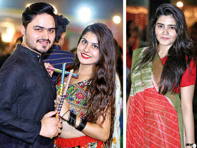 Lucknowites had fun dancing to dandiya beats