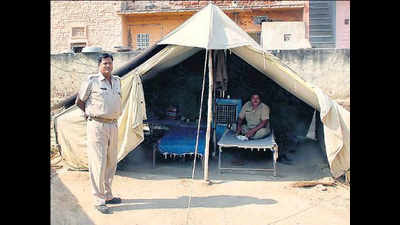Three years after Dalit killings, police still stand guard in Dangawas