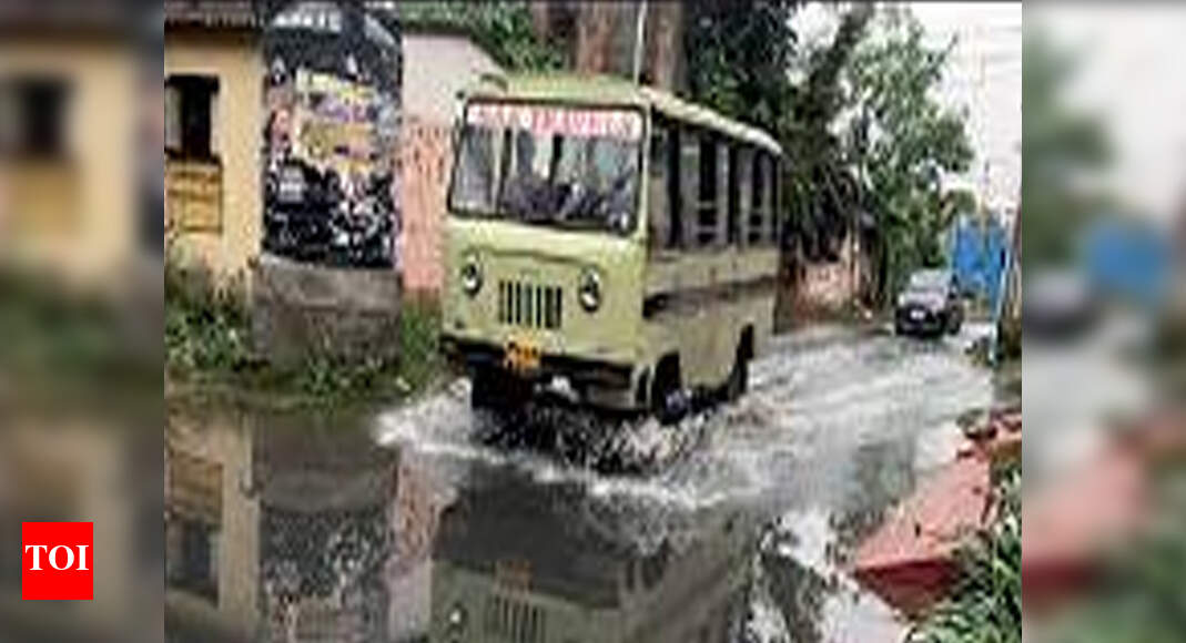 Sewage on road irks Korattur residents Chennai News Times of India