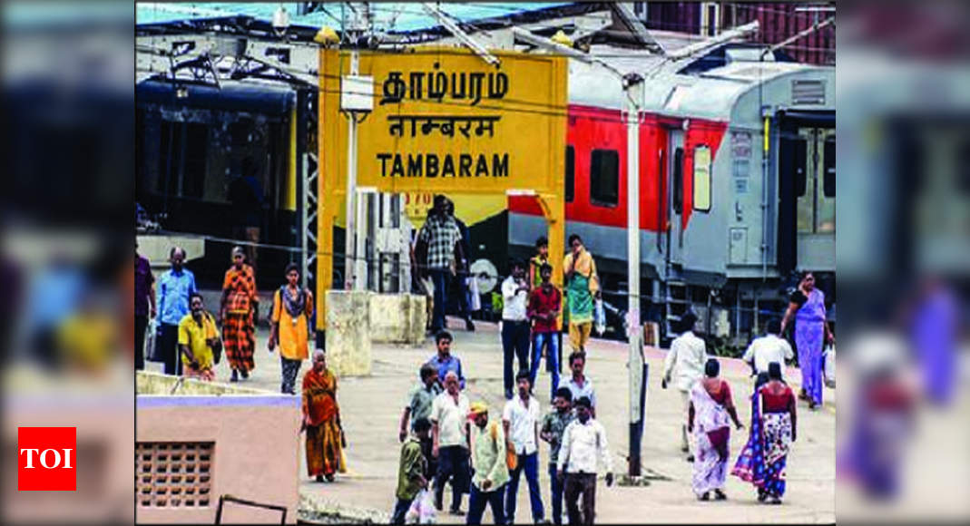 Electric train from store tambaram to egmore