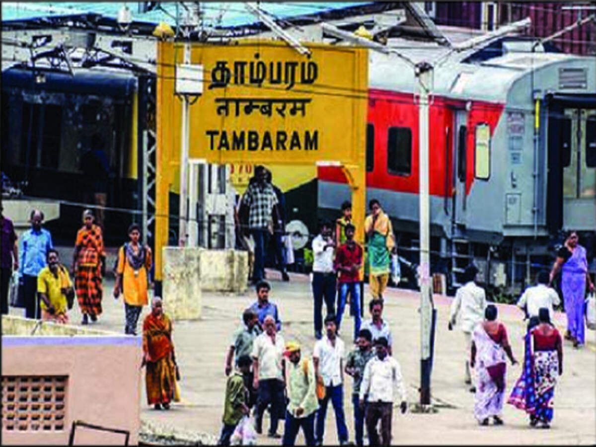 electric train from tambaram to egmore
