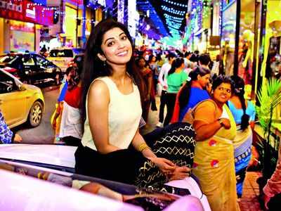 Simple glittery outfits, elaborate earrings for this Deepavali: Pranitha Subhash