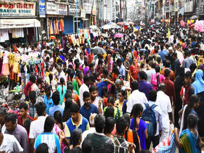 Commercial hubs sparkle with festive crowd | Madurai News - Times of India