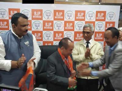 Mizoram speaker Hiphei resigns from Congress, joins BJP
