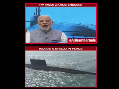 PM Modi warns enemies as India gets nuclear submarine INS Arihant