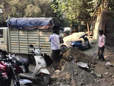 BMC contractor dumping on the street