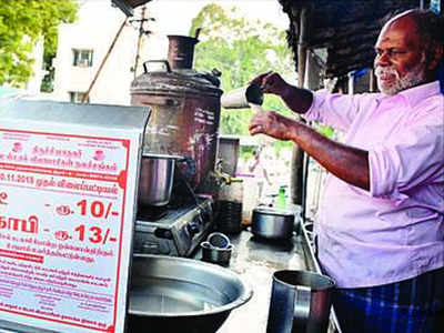 A cup of tea to cost Rs 10, coffee Rs 13 from November 10