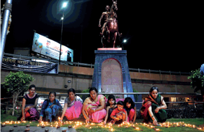 Diwali celebrations kick-started at Kranti chowk