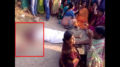 TRS leader 'stoned to death' in Vikarabad