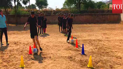 Battling tradition: Rajasthan child brides take to football