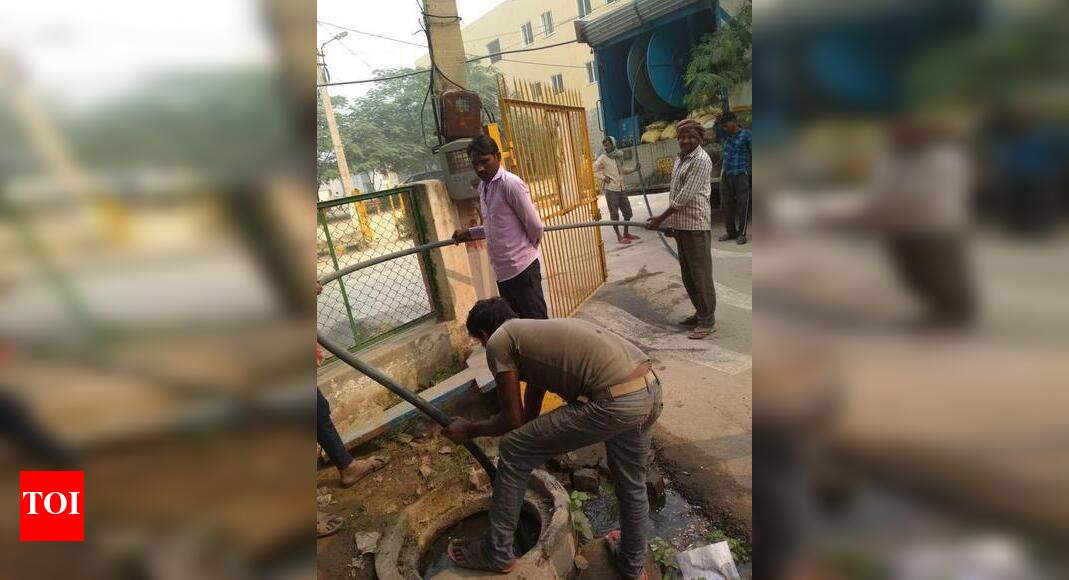 Sewage flows on to road, raises a stink in Jacobpura, MCG draws flak