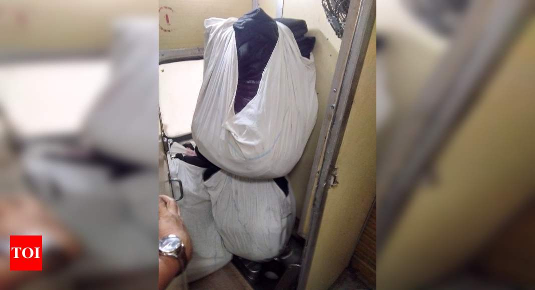 Train blankets stored in loo Times of India