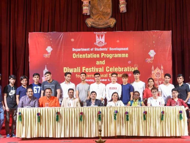 Mumbai University celebrates Diwali with international students