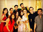 Ekta Kapoor with Anusha Dandekar, Karan Kundra, Mona Singh, Vikas Gupta, Mushtaq Sheikh