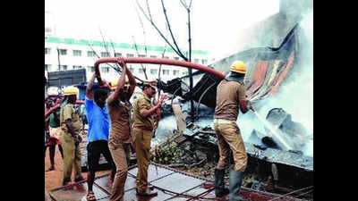 Five fire accidents reported in Trichy