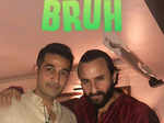 Saif Ali Khan with Shakeel Ladak