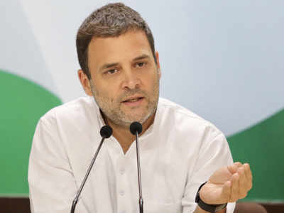 Rahul Gandhi calls demonetisation a scam to help Modi's friends