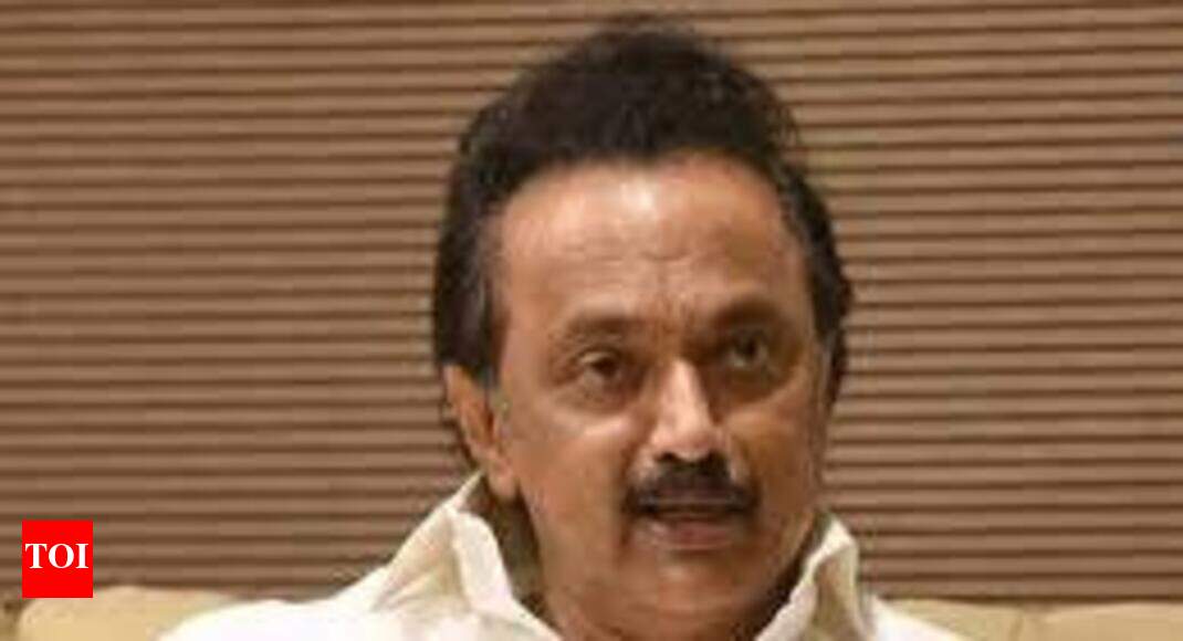 Stalin says he lost a chance to study in Chennai’s Church Park School due to his name - Times of India