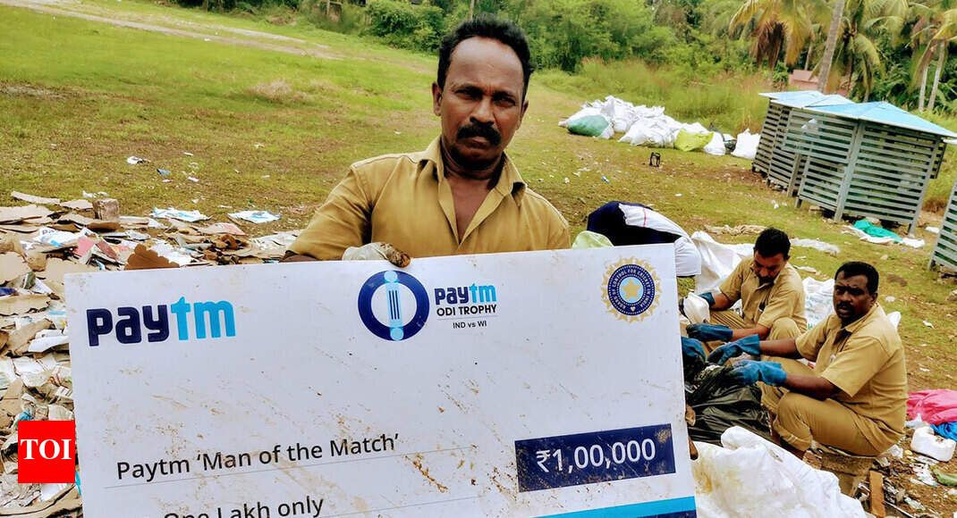 Greens ask BCCI to consider environment-friendly options to honour cricket players - Times of India