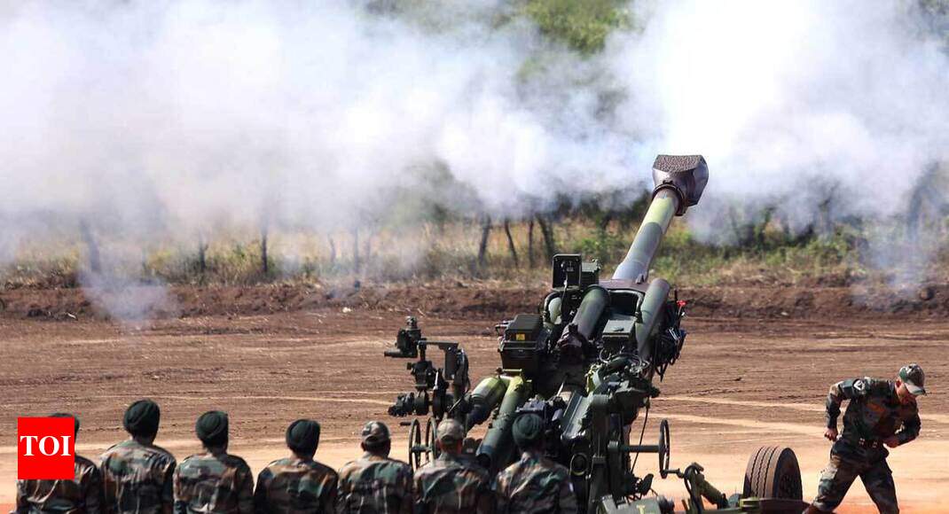 First since Bofors: Army inducts M-777 howitzers, K-9 Vajra - Times of India