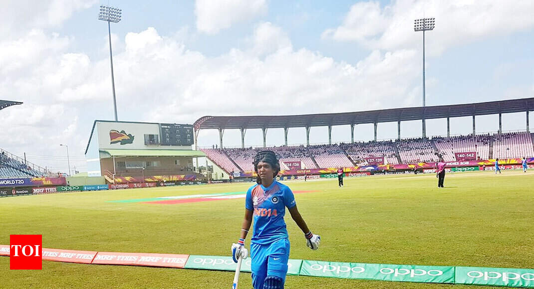 ICC Women's World T20: Harmanpreet Kaur becomes first Indian woman to score T20I century - Times of India