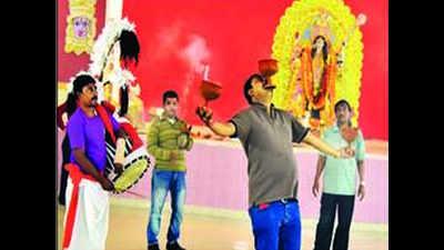 Dhunuchi dancers fill the air with energy at Kali puja celebrations