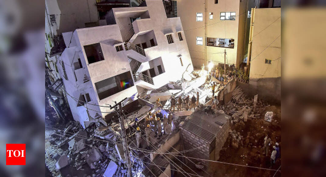 Man killed as under-construction building collapses in Thyagarajanagar ...