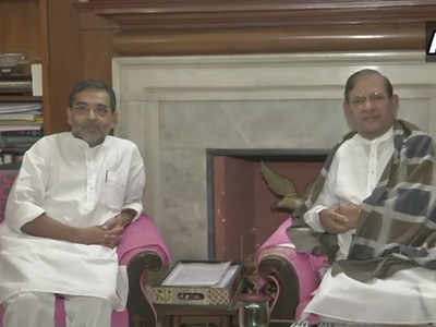 Upendra Kushwaha meets Sharad Yadav, fuels speculation over his next move