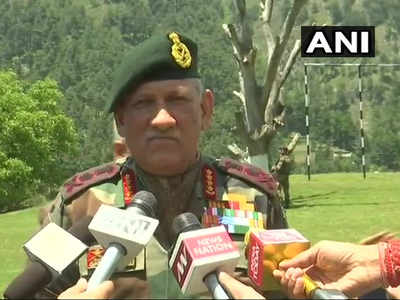 Army chief counsels 'radicalised' Kashmiri youths against becoming cannon fodder of terror outfits