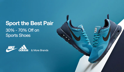 Buy Nike, Puma, Converse shoes at up to 80% off