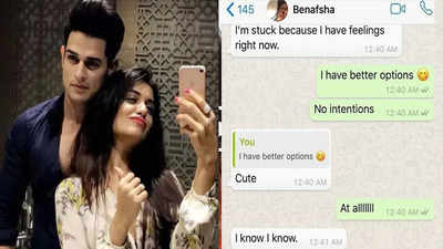 Divya Agarwal shares screenshots of chat with Benafsha Soonawalla against ex-boyfriend Priyank Sharma