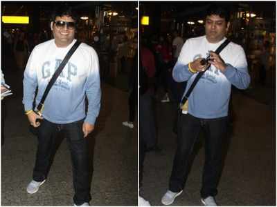 Kapil Sharma spotted at Mumbai airport; looks unrecognizable in these pictures