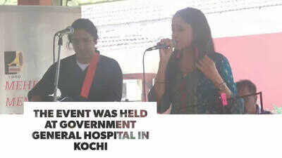 Singers Chitra Pai and Sam Shiva perform at 'Arts and Medicine' show