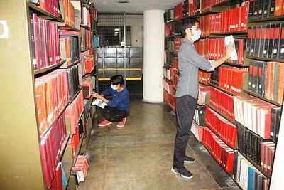 NSS volunteers clean up AC Joshi library | Events Movie News - Times of ...