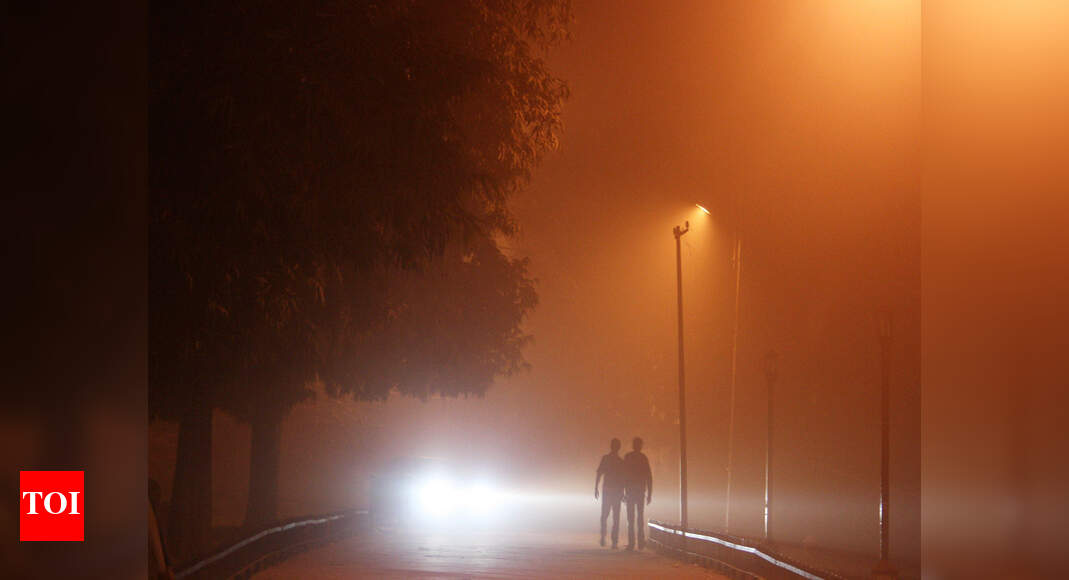 Lucknow Temperature Night temp rises due to high pollution levels Met Lucknow News Times