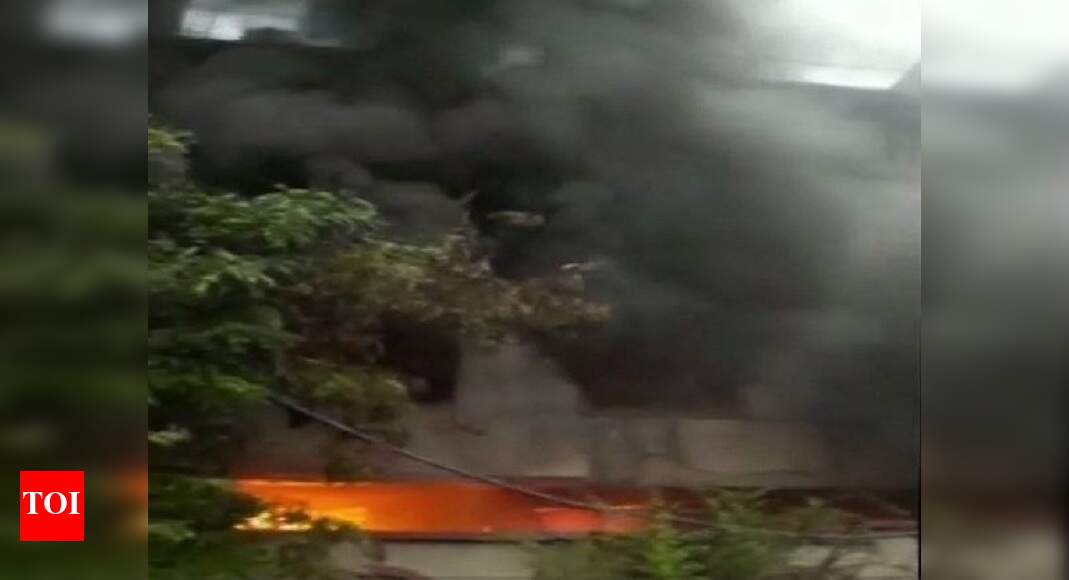 Plastic factory gutted as fire breaks out in Delhi's Bawana industrial