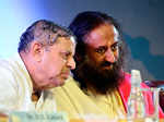 H R Nagendra and Sri Sri Ravi Shankar