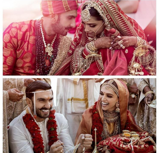 It’s the newlyweds! Ranveer Singh and Deepika Padukone look like a dream!