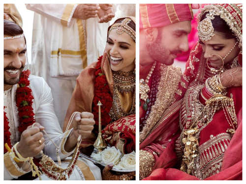 Deepika Padukone, Ranveer Singh wedding reception in Bengaluru: Newlyweds  pose for photos - Photos News , Firstpost