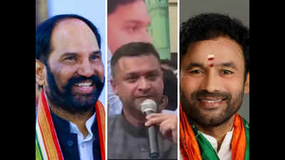Telangana assembly elections: Uttam Kumar Reddy, Akbaruddin Owaisi, Kishan Reddy file papers