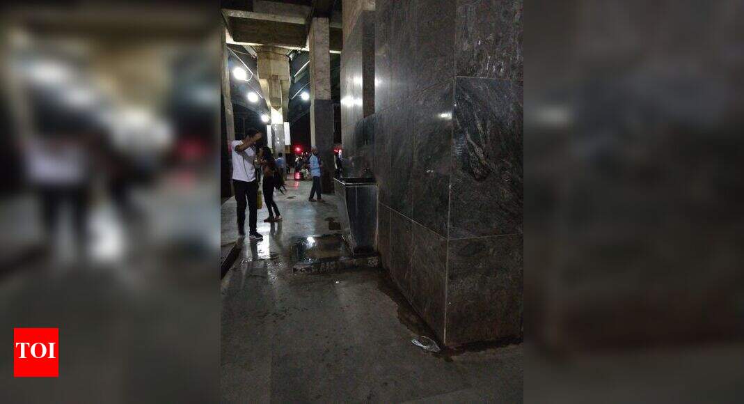 Choked water outlet Times of India