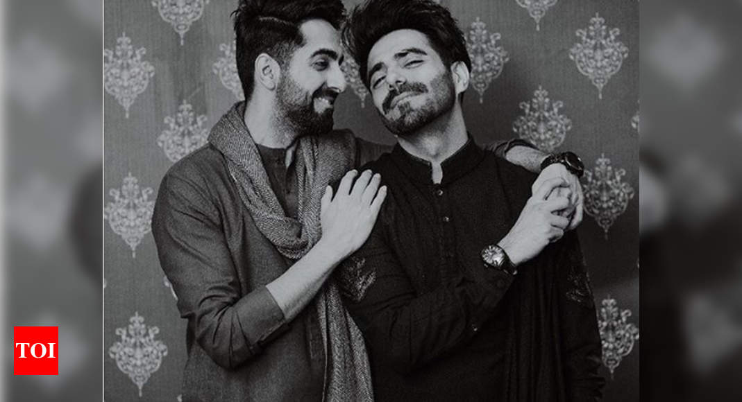 Elder Brother Ayushmann Khurrana S Special Birthday Wish For Chota Bhai Aparshakti Khurana Is Hard To Miss Hindi Movie News Times Of India