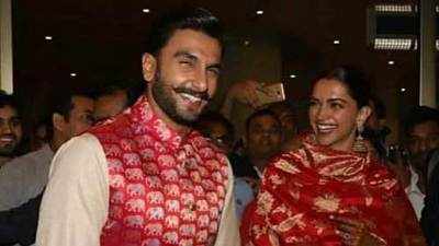 Couple goals: Deepika spotted at theatre wearing jacket with Ranveer Singh's  picture