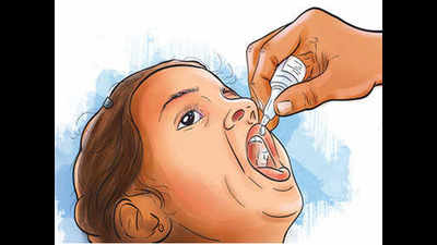 Over one lakh children get polio drops