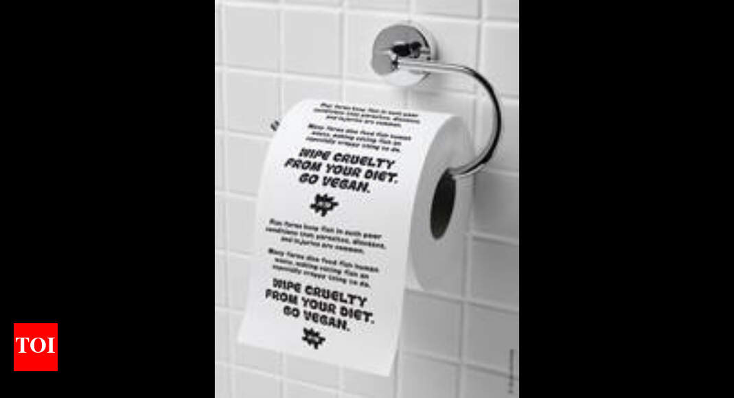 World Toilet Day Toilet Paper with message 'Wipe out Cruelty from your