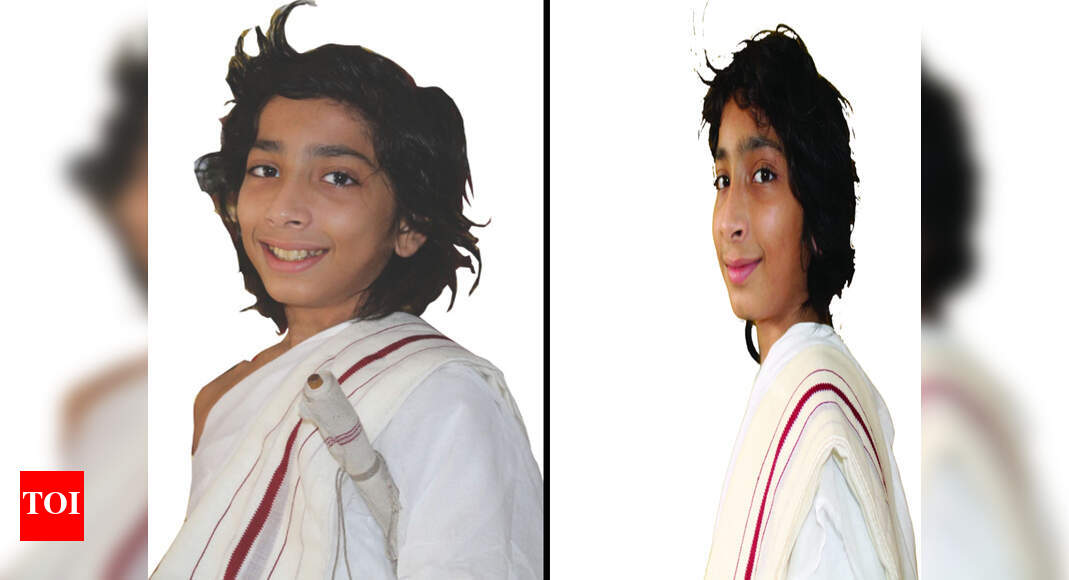 Jain Monks These twin Jain monks to give lecture in 10 languages