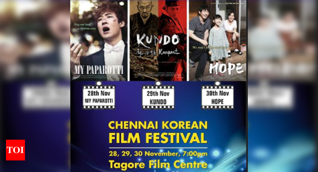 Chennai Korean Film Festival to be held from Nov 28 to 30 Chennai